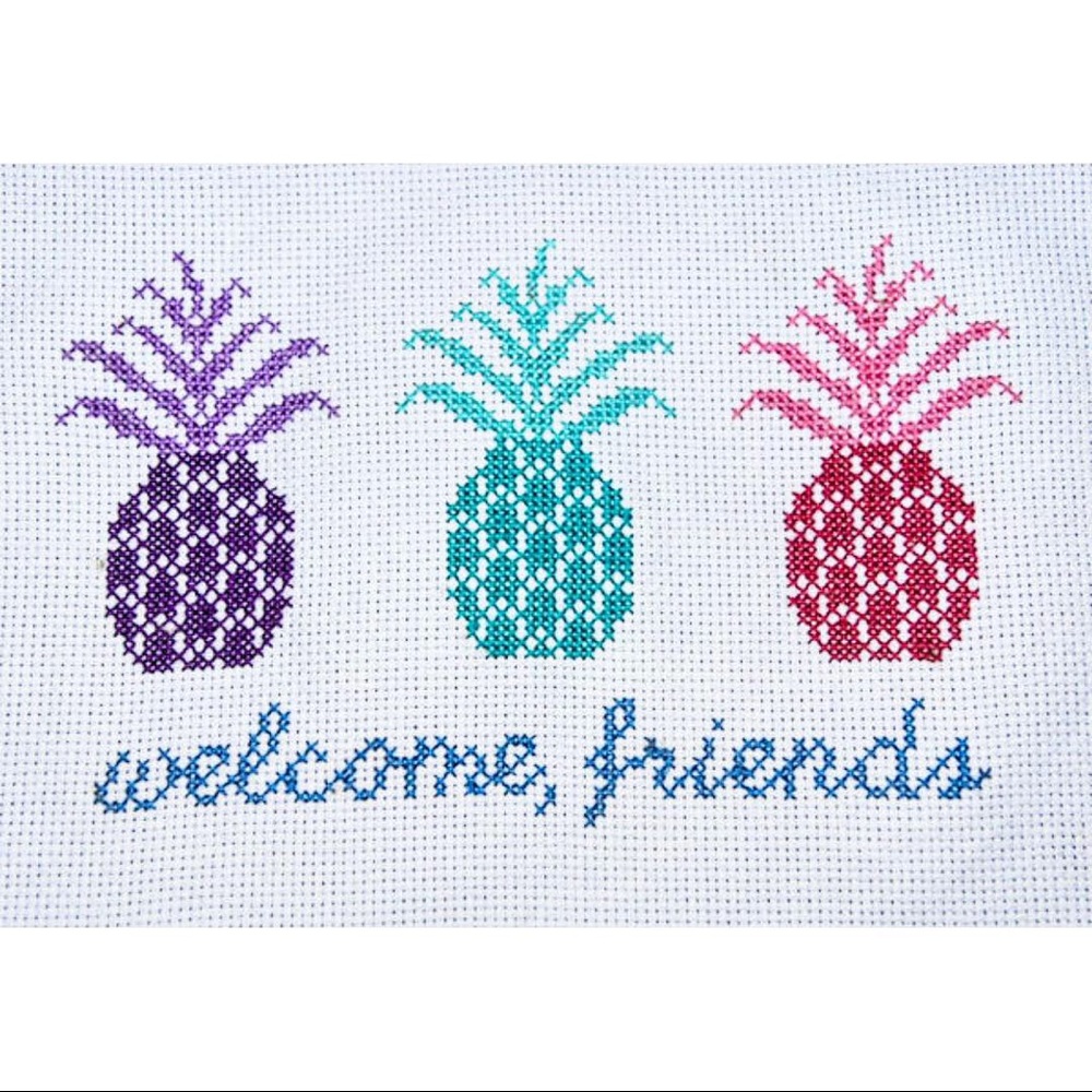 Welcome Friends Cross Stitch